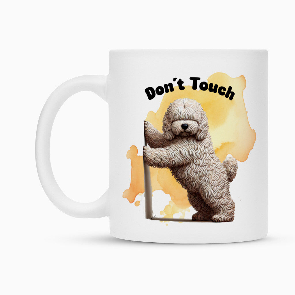 Tasse "Komondor - Don´t touch" – hunde-shirt.de