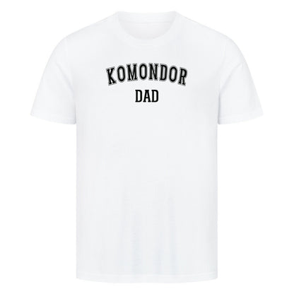 Premium T-Shirt "Komondor - DAD" Weiß – hunde-shirt.de