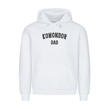 Premium Hoodie "Komondor - DAD" Weiß – hunde-shirt.de