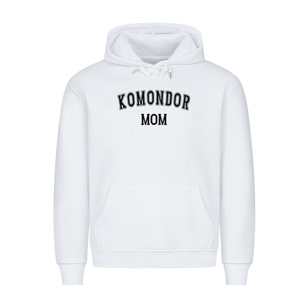 Premium Hoodie "Komondor - MOM" Weiß – hunde-shirt.de