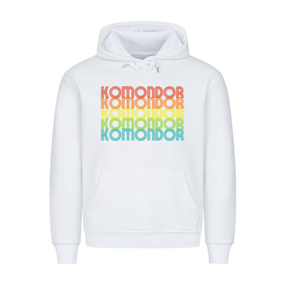 Premium Hoodie "Komondor - RETRO" Weiß – hunde-shirt.de