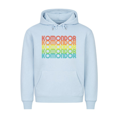 Premium Hoodie "Komondor - RETRO" Babyblau – hunde-shirt.de