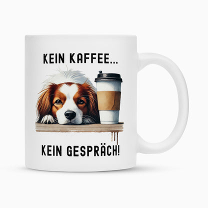 Tasse "Kooikerhondje - Kein Kaffee..." Weiß – hunde-shirt.de