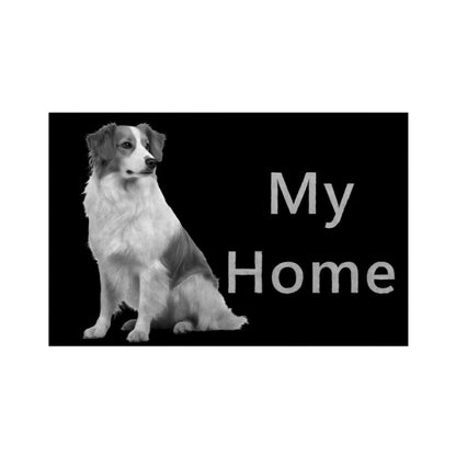 Fußmatte "Kooikerhondje - My Home" Weiß – hunde-shirt.de