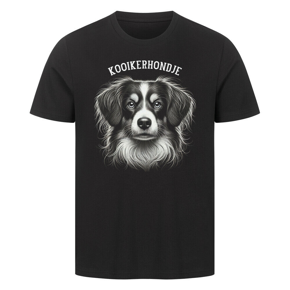 Premium T-Shirt "Kooikerhondje - Pure" Schwarz – hunde-shirt.de