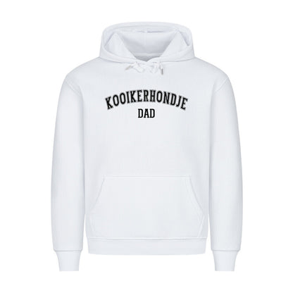 Premium Hoodie "Kooikerhondje - DAD" Weiß – hunde-shirt.de