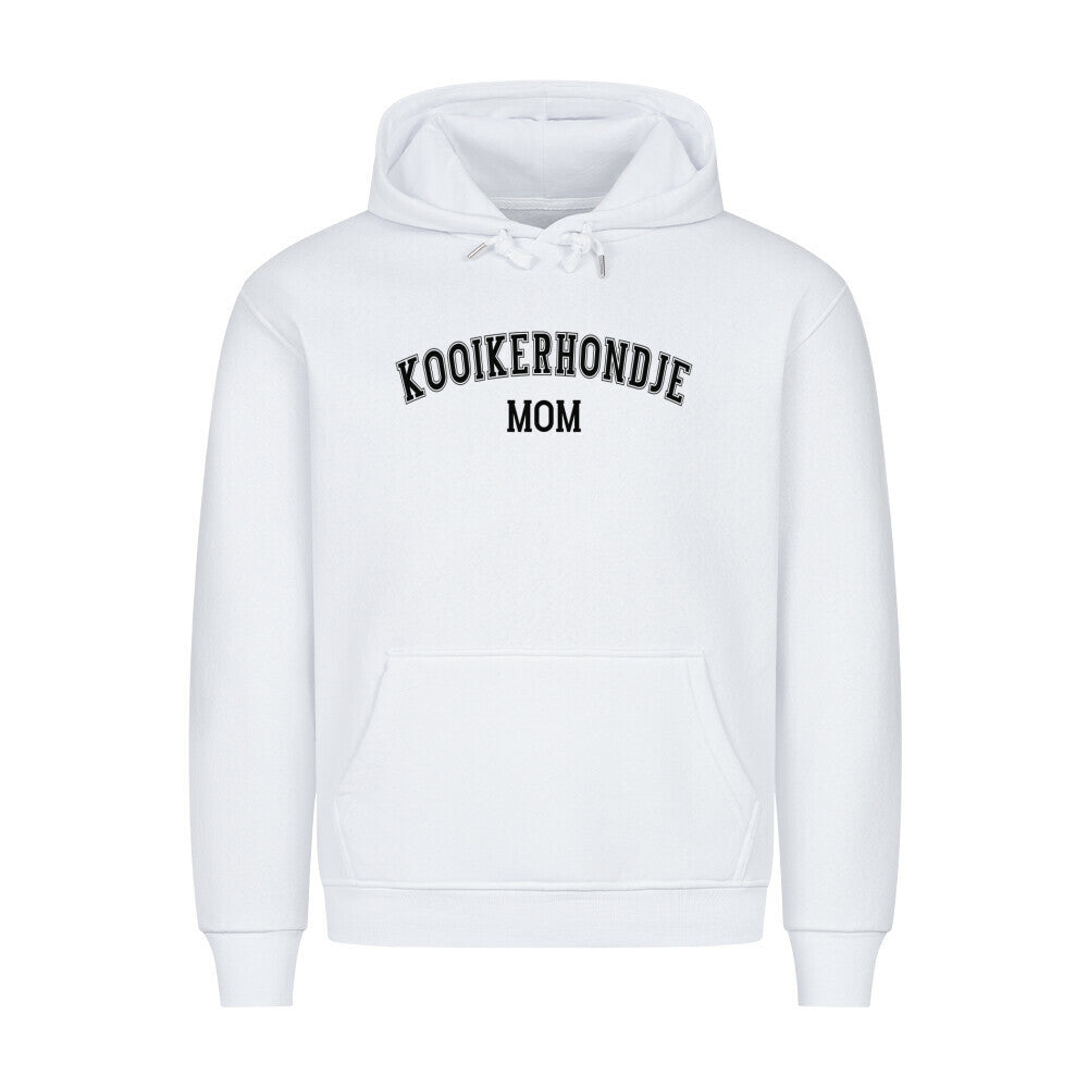 Premium Hoodie "Kooikerhondje - MOM" Weiß – hunde-shirt.de