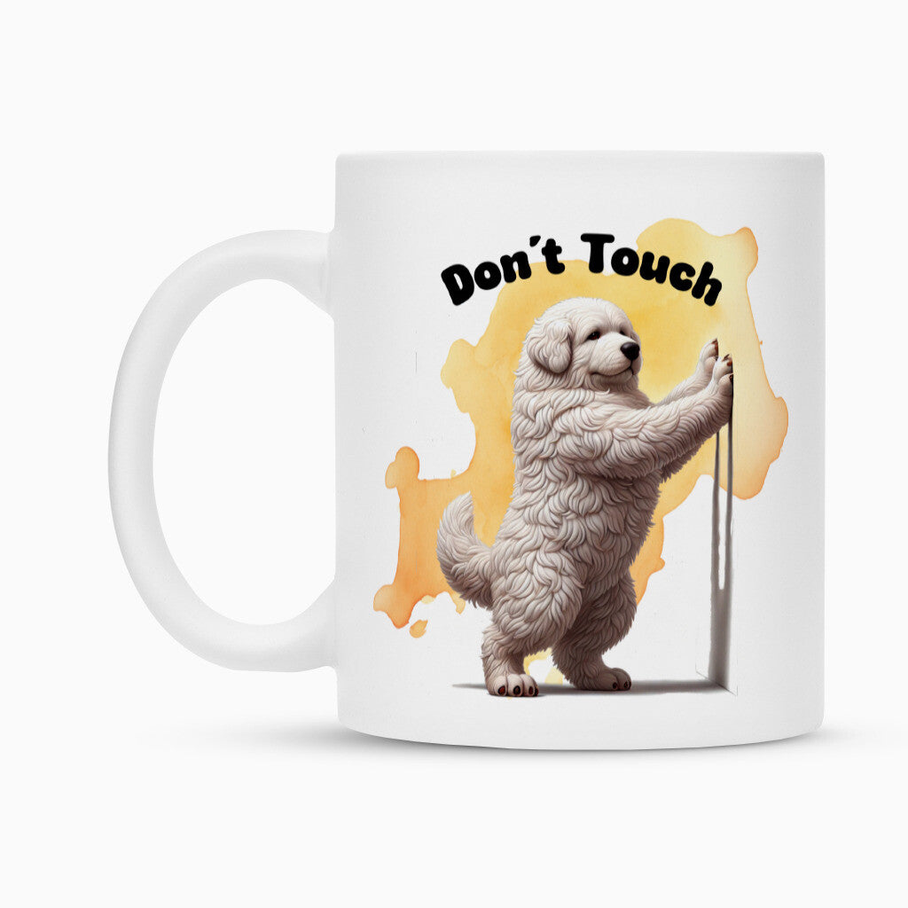 Tasse "Kuvasz - Don´t touch" – hunde-shirt.de