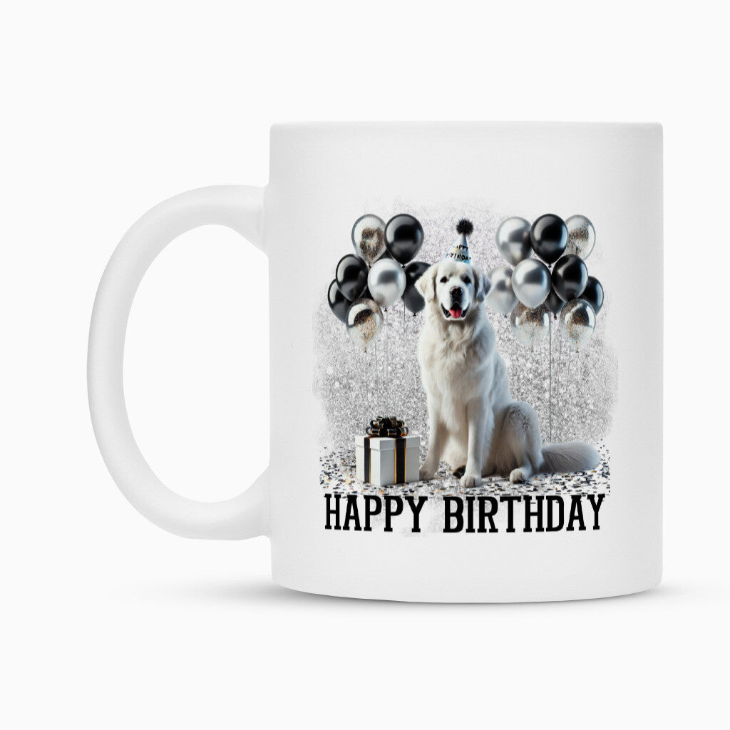 Tasse "Kuvasz - Happy Birthday" – hunde-shirt.de