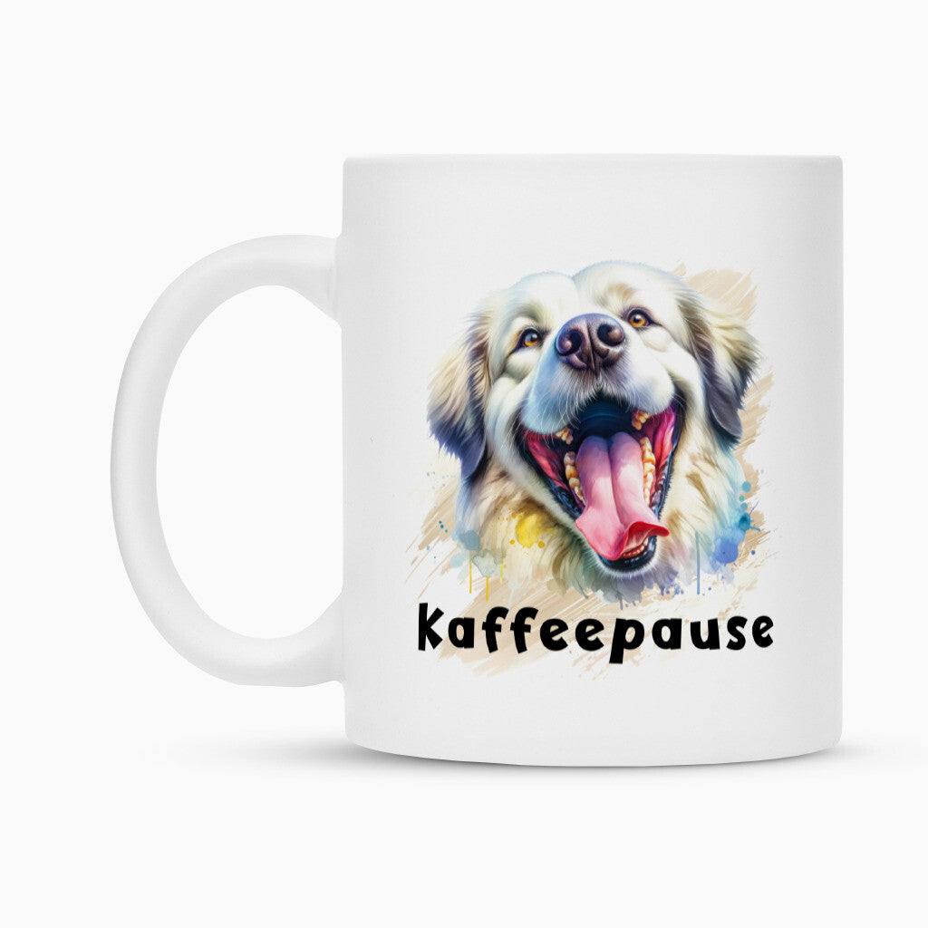 Tasse "Kuvasz - Kaffeepause" – hunde-shirt.de