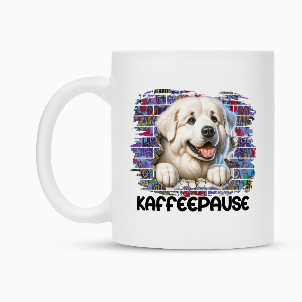 Tasse "Kuvasz - Kaffeepause II" – hunde-shirt.de