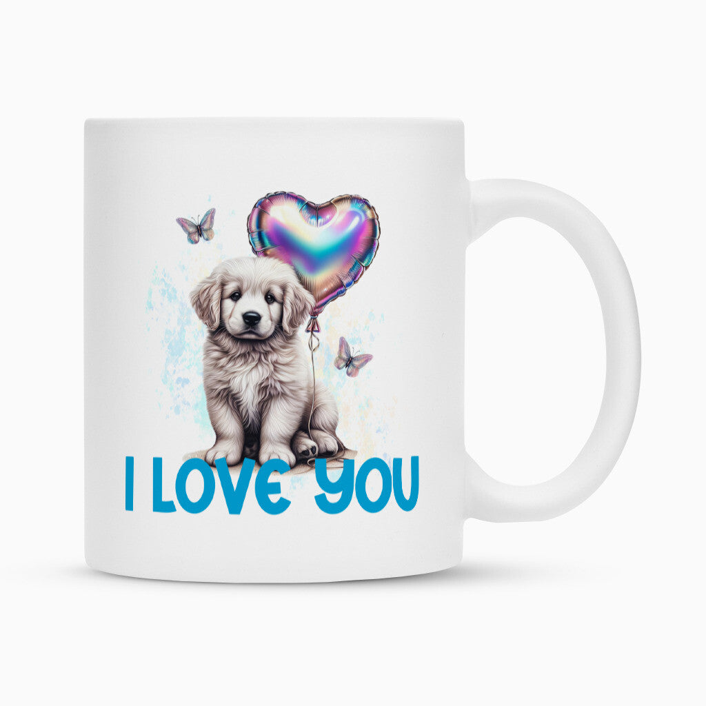 Tasse "Kuvasz - I love You" Weiß – hunde-shirt.de