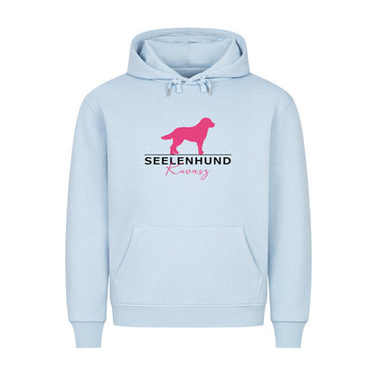 Premium Hoodie "Kuvasz - Seelenhund" Babyblau – hunde-shirt.de