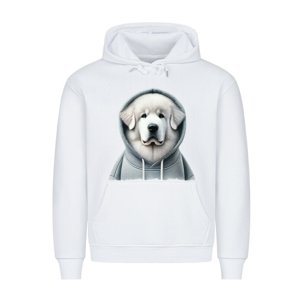 Premium Hoodie "Kuvasz - Hooded" Weiß – hunde-shirt.de