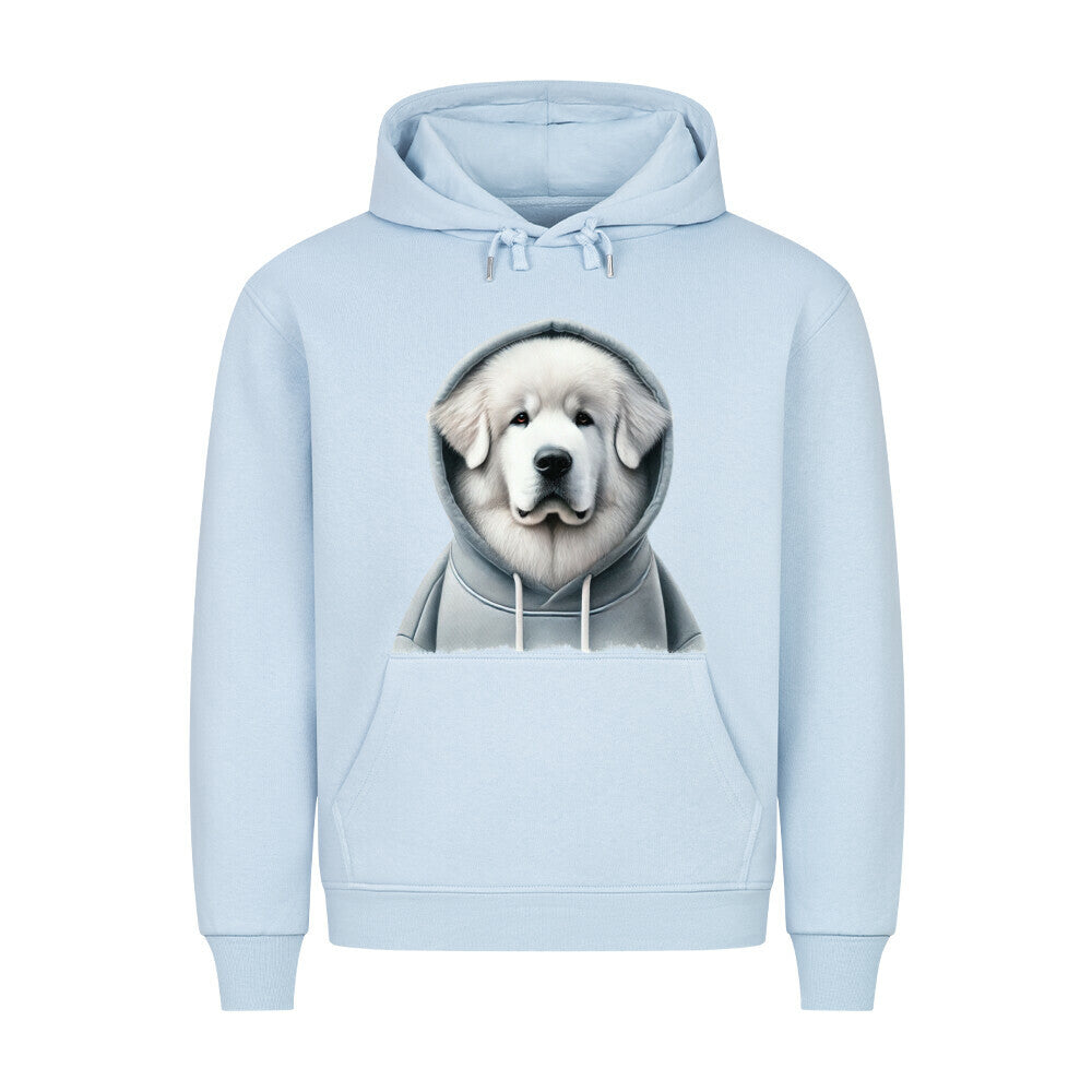 Premium Hoodie "Kuvasz - Hooded" Babyblau – hunde-shirt.de