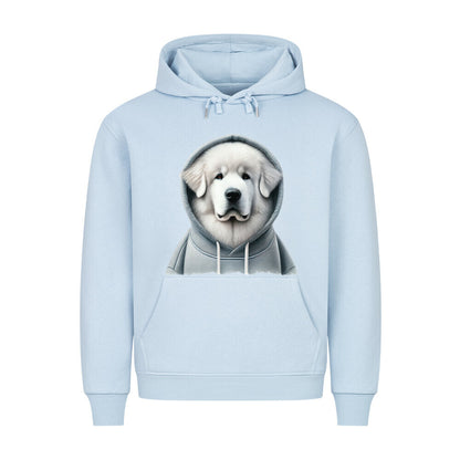 Premium Hoodie "Kuvasz - Hooded" Babyblau – hunde-shirt.de