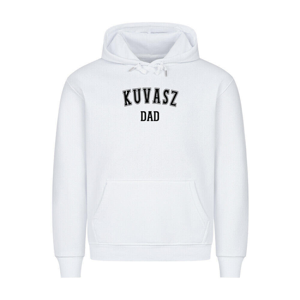 Premium Hoodie "Kuvasz - DAD" Weiß – hunde-shirt.de