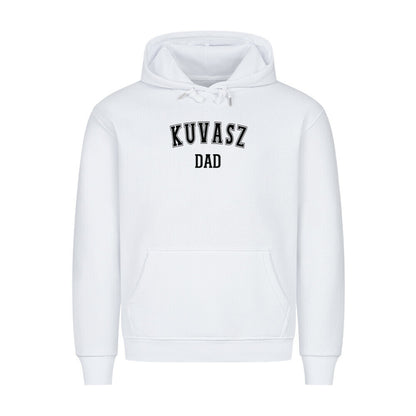 Premium Hoodie "Kuvasz - DAD" Weiß – hunde-shirt.de