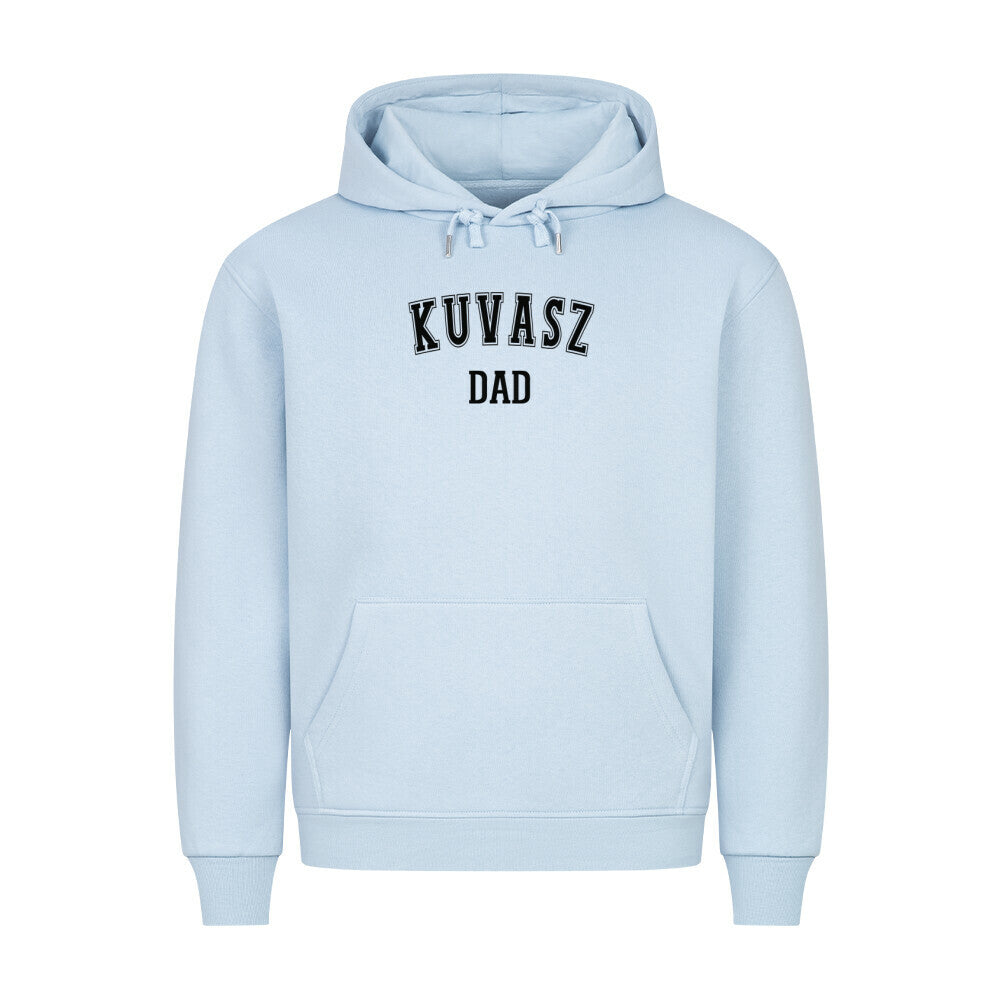 Premium Hoodie "Kuvasz - DAD" Babyblau – hunde-shirt.de