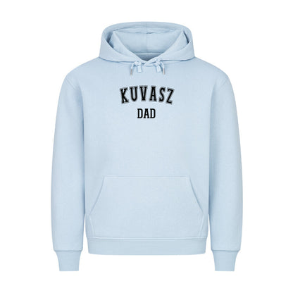 Premium Hoodie "Kuvasz - DAD" Babyblau – hunde-shirt.de