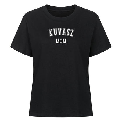 Premium Damen-Shirt "Kuvasz - MOM" Schwarz – hunde-shirt.de