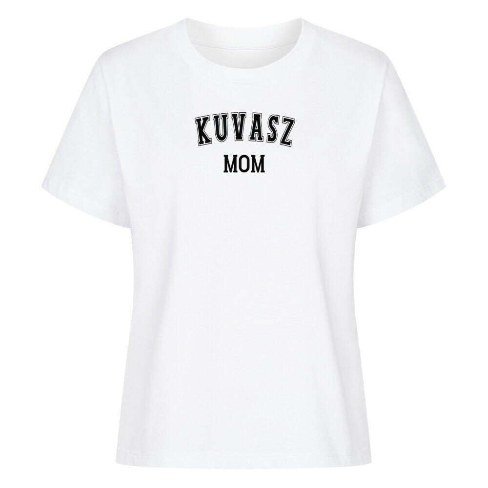 Premium Damen-Shirt "Kuvasz - MOM" Weiß – hunde-shirt.de