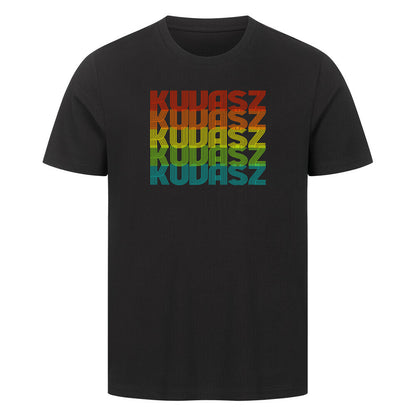 Premium T-Shirt "Kuvasz - RETRO" Schwarz – hunde-shirt.de