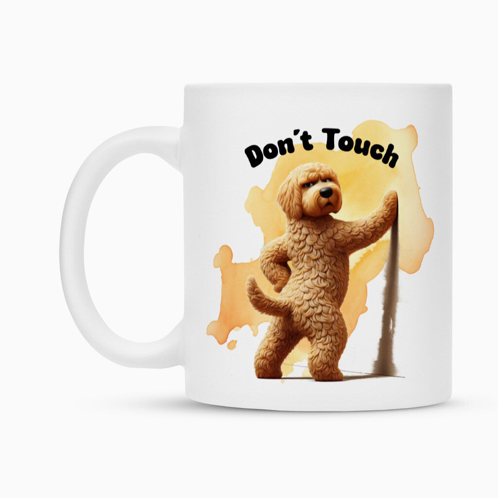Tasse "Labradoodle - Don´t touch" – hunde-shirt.de