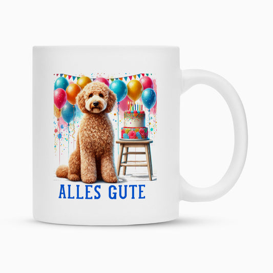 Tasse "Labradoodle - Alles Gute" Weiß – hunde-shirt.de