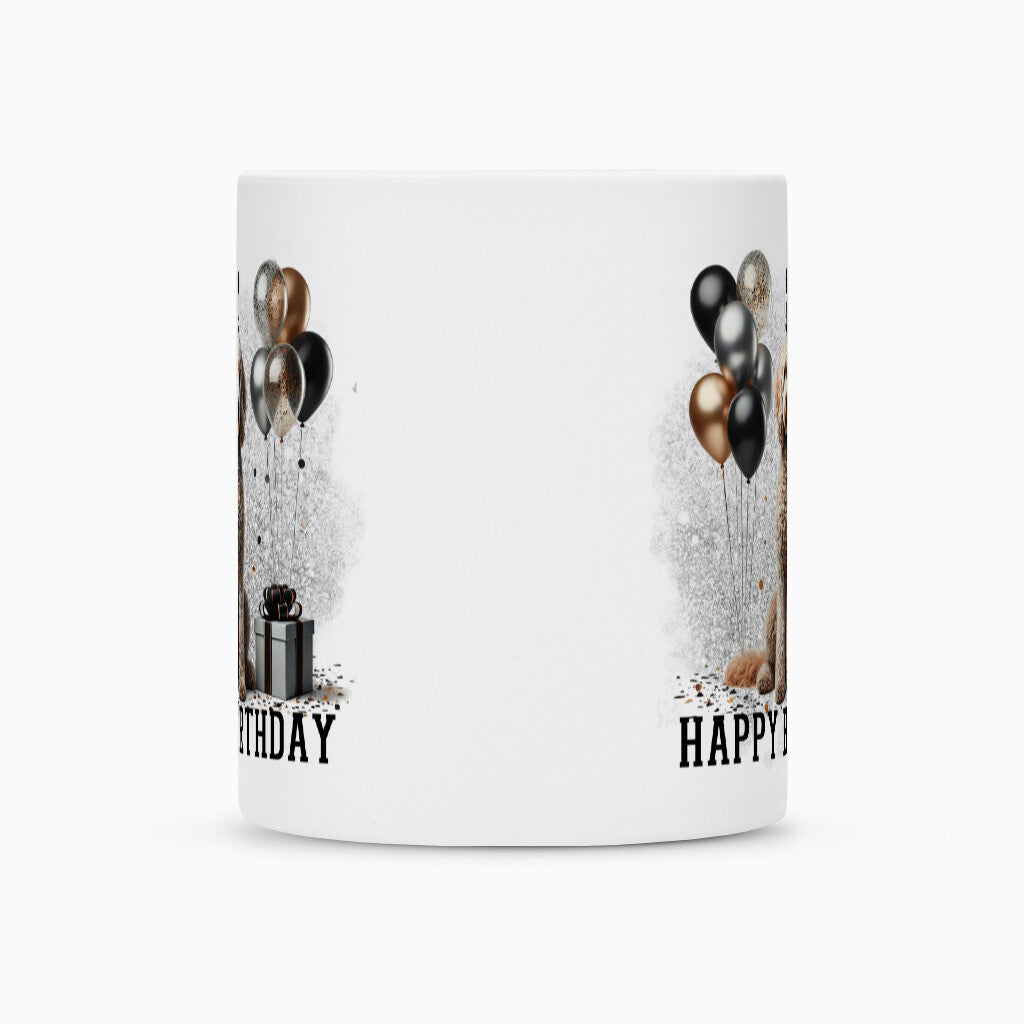 Tasse "Labradoodle - Happy Birthday" – hunde-shirt.de