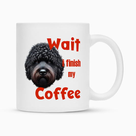 Tasse "Labradoodle - Wait..." Weiß – hunde-shirt.de