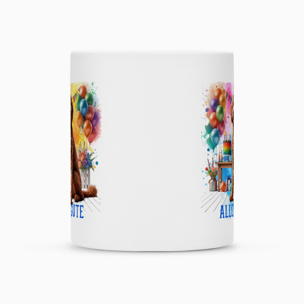 Tasse "Labradoodle braun - Alles Gute" – hunde-shirt.de