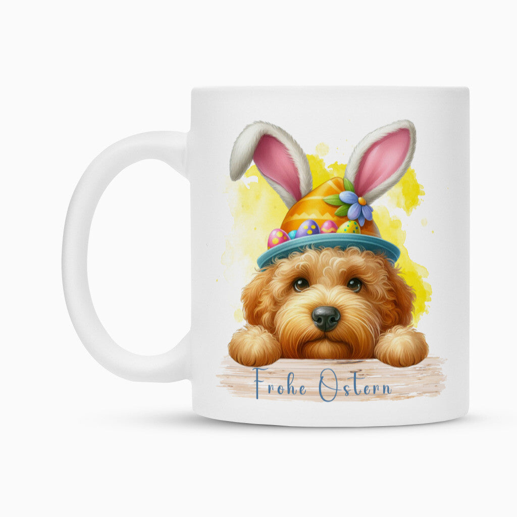 Tasse "Labradoodle - Frohe Ostern" – hunde-shirt.de