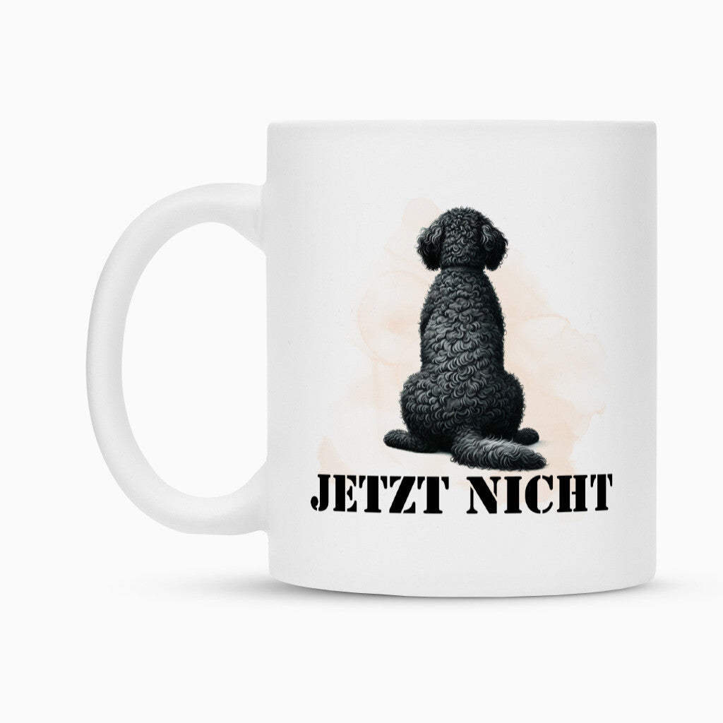 Tasse "Labradoodle schwarz - JETZT NICHT" – hunde-shirt.de