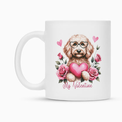Tasse "Labradoodle - My Valentine" – hunde-shirt.de