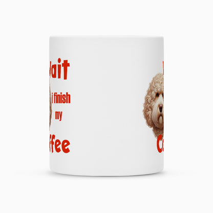 Tasse "Labradoodle hell - Wait..." – hunde-shirt.de