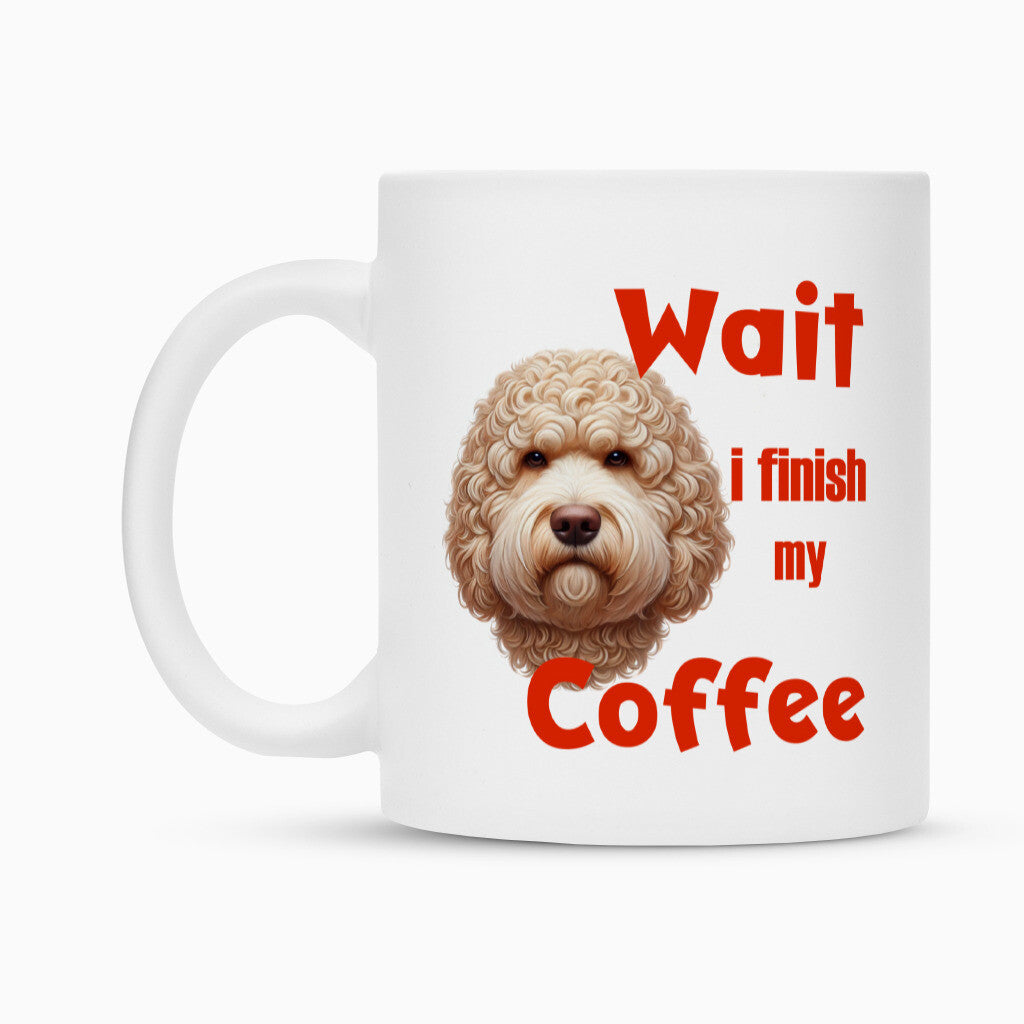 Tasse "Labradoodle hell - Wait..." – hunde-shirt.de