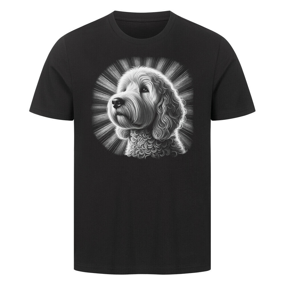 Premium T-Shirt "Labradoodle - Shine" Schwarz – hunde-shirt.de