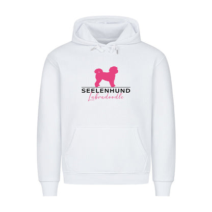 Premium Hoodie "Labradoodle - Seelenhund" Weiß – hunde-shirt.de