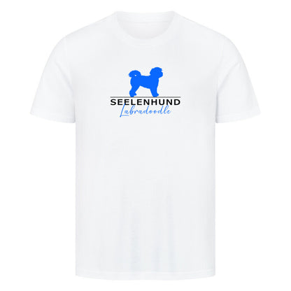 Premium T-Shirt "Labradoodle - Seelenhund" Weiß – hunde-shirt.de