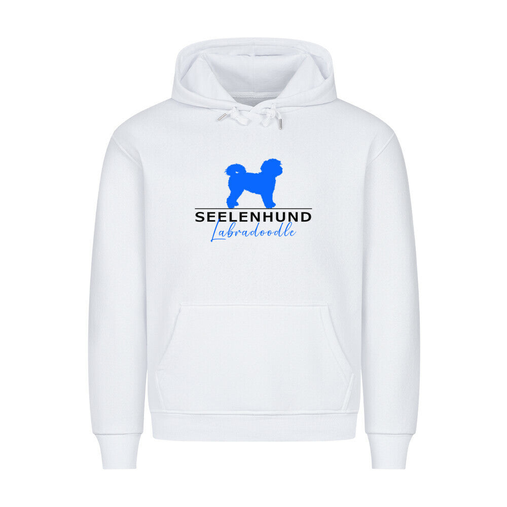 Premium Hoodie "Labradoodle - Seelenhund" Weiß – hunde-shirt.de