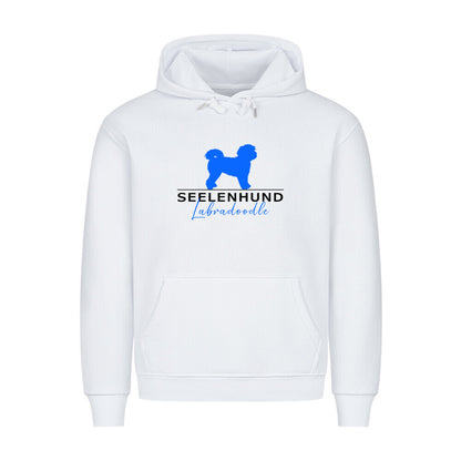 Premium Hoodie "Labradoodle - Seelenhund" Weiß – hunde-shirt.de