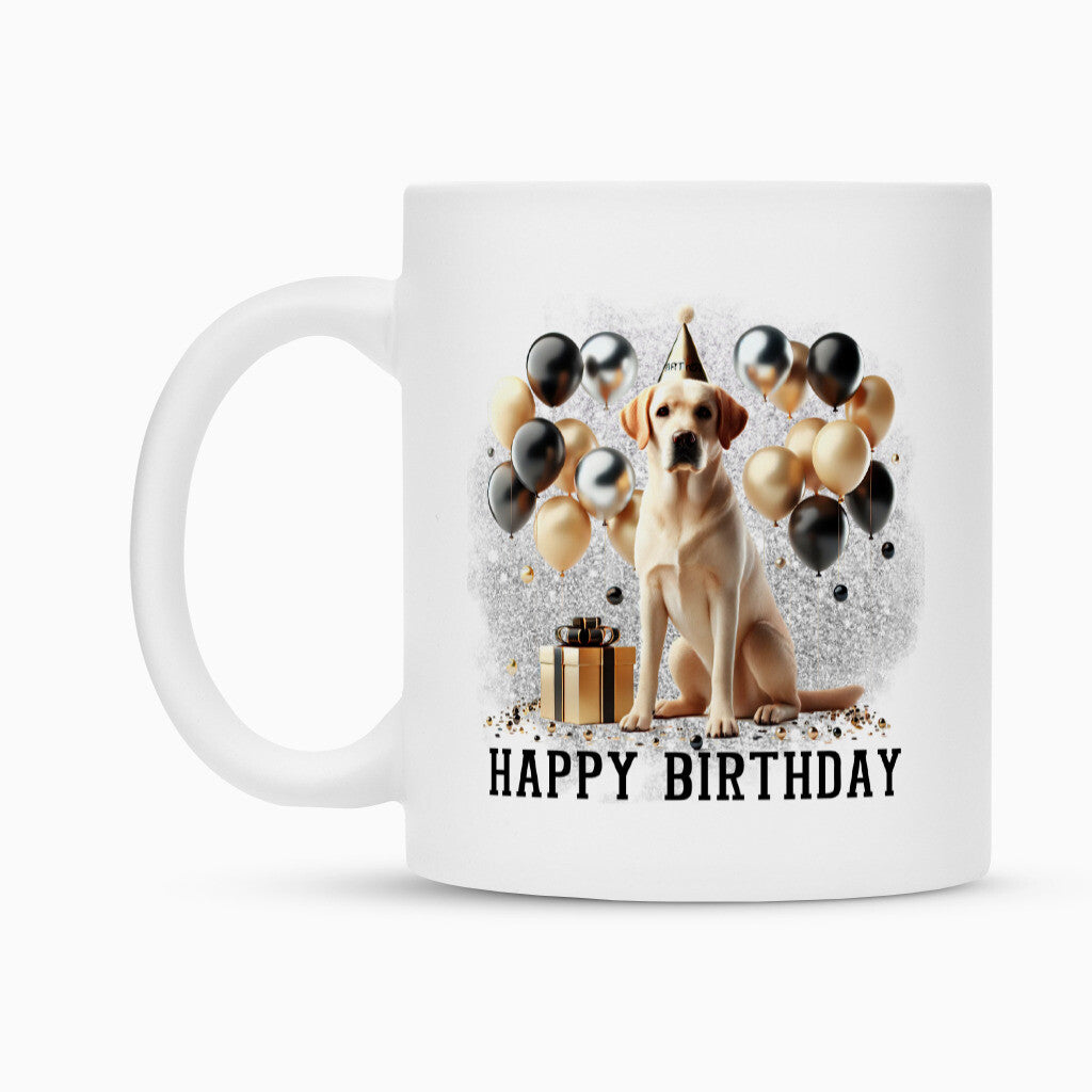 Tasse "Labrador - Happy Birthday" – hunde-shirt.de