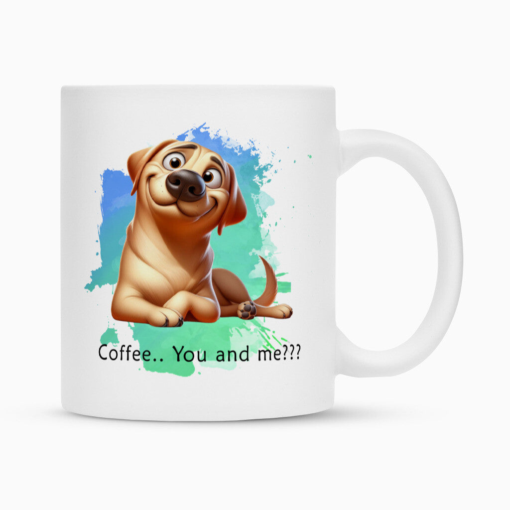 Tasse "Labrador - You and me" Weiß – hunde-shirt.de