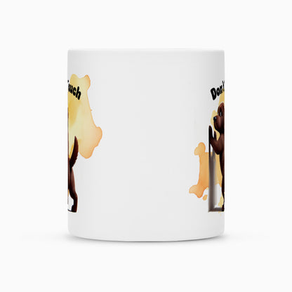 Tasse "Labrador braun - Don´t touch" – hunde-shirt.de