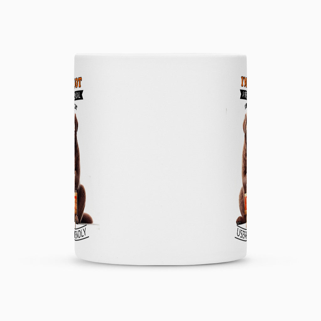 Tasse "Labrador Schoko - Anti-Social" – hunde-shirt.de