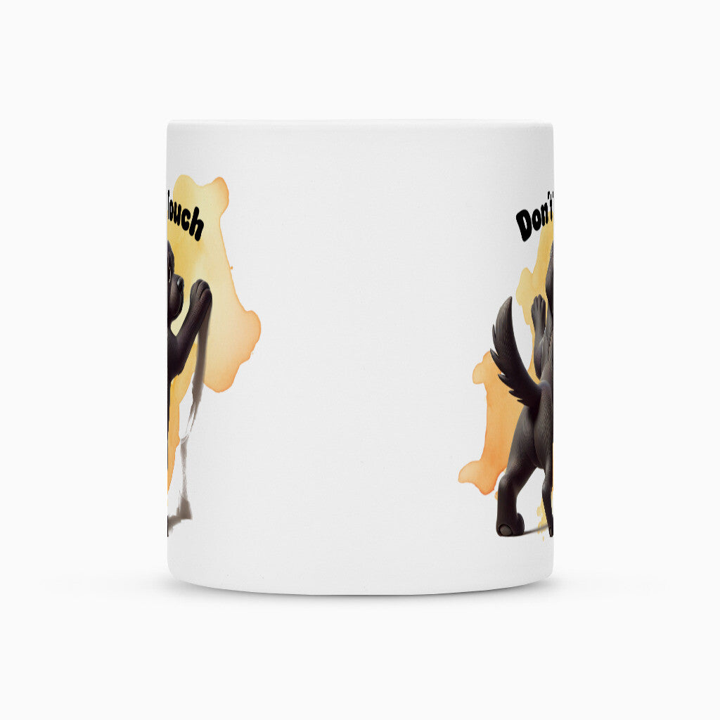 Tasse "Labrador schwarz - Don´t touch" – hunde-shirt.de