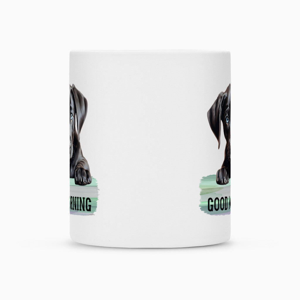 Tasse "Labrador schwarz - Good Morning" – hunde-shirt.de