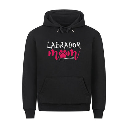 Premium Hoodie "Labrador - Mom" Schwarz – hunde-shirt.de