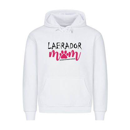 Premium Hoodie "Labrador - Mom" Weiß – hunde-shirt.de